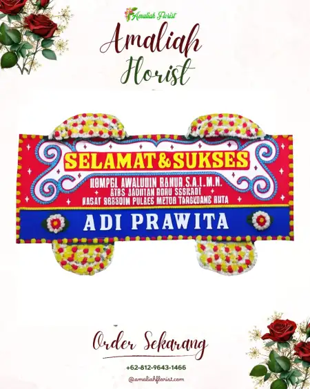 Papan Bunga Ucapan Selamat Mutihan